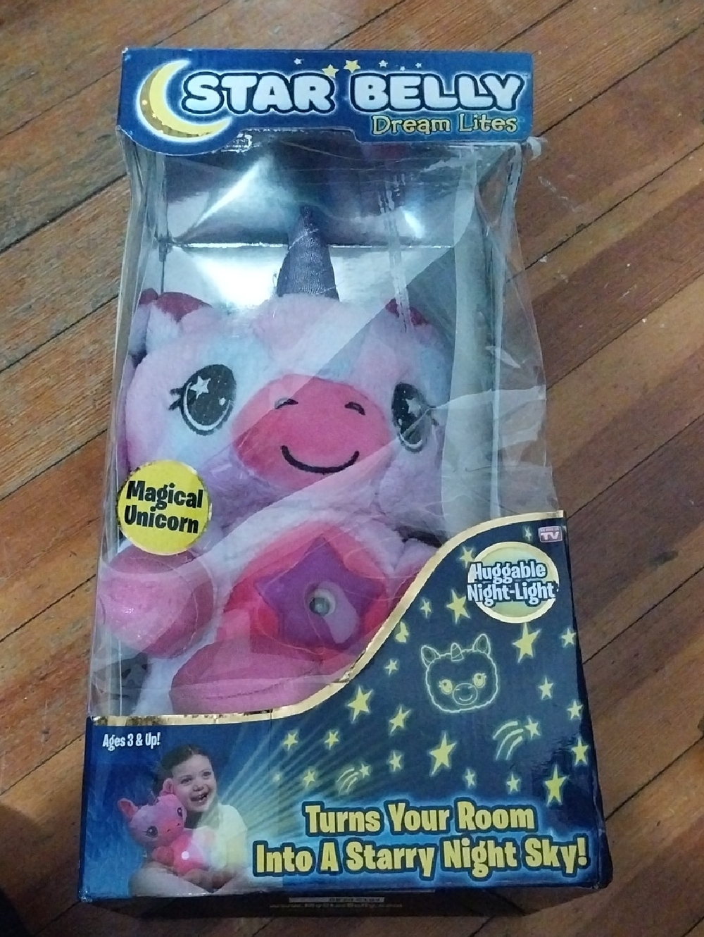 Dream Lites Magical Unicorn Plush Night Light - Pink
